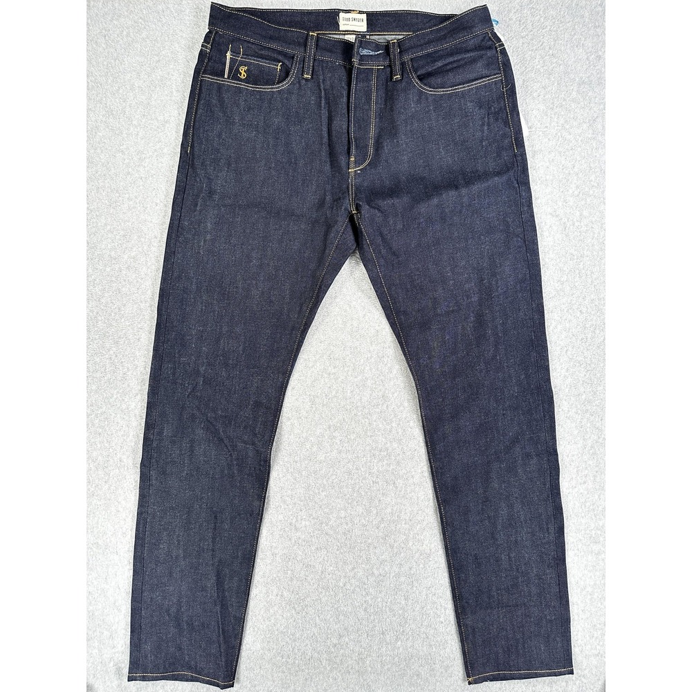 Todd Snyder American Eagle Selvedge Denim Jeans Indigo Mens 32x32 Tapered Sample